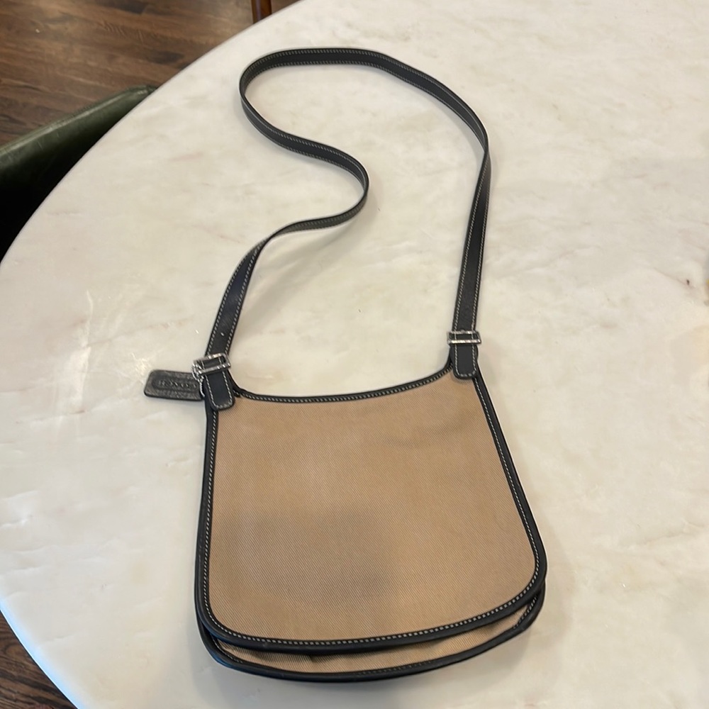 Coach flap bag in twill # COP-8114